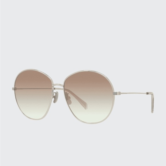 CELINE
Oversized Round Metal Gradient Rose Sunglasses CL40177U - Picture 3 of 6
